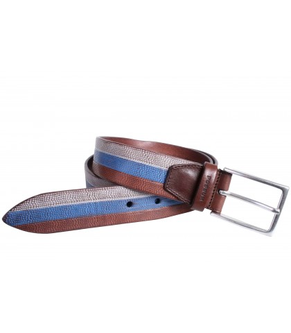 COWHIDE MUSTANG BELT WITH...