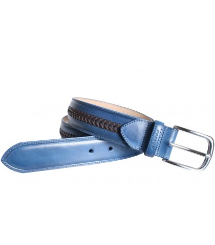FRENCH CALF LEATHER BELT...